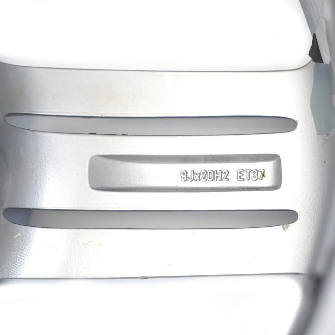 Audi A7 4G A8 4H Srebrna Felga Aluminiowa 20" 9J ET:37 - SKU 4H0601025T-1 - Numer Części 4H0601025T