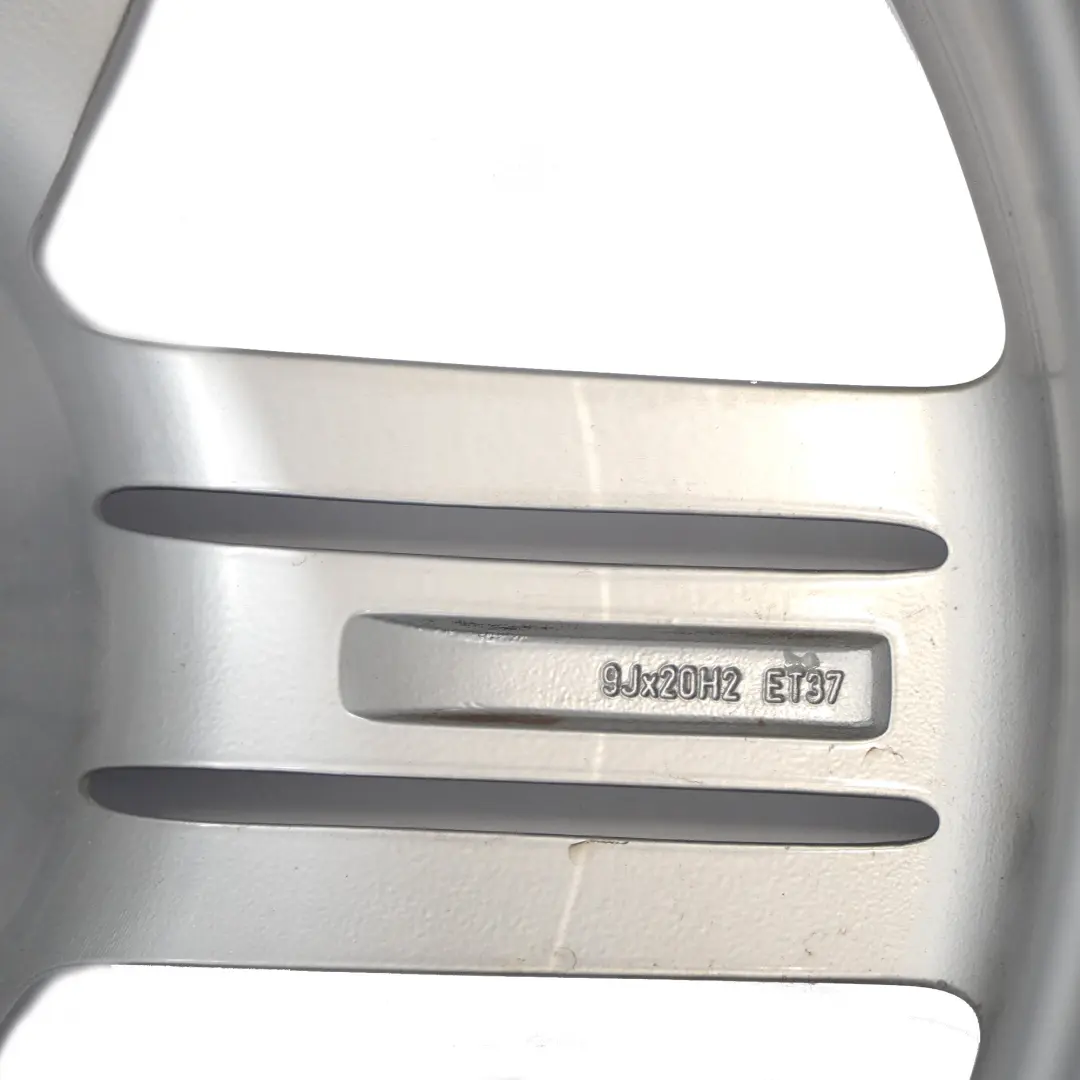 Silberne Alufelge 20" 9J ET:37 Sternspeiche für Audi A7 4G A8 4H mit Teilenummer 4H0601025T Audi A7 4G A8 4H Silberne Alufelge 20" 9J ET:37 Sternspeiche - SKU 4H0601025T-2 - Teilenummer 4H0601025T