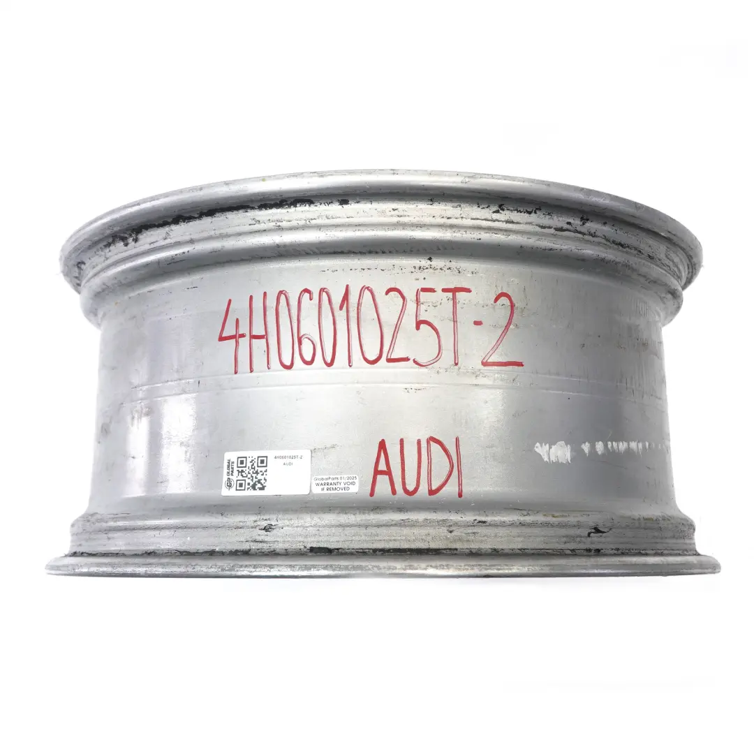 Audi A7 4G A8 4H Jante argentée en alliage 20" 9J ET:37 Star Spoke - SKU 4H0601025T-2 - Numéro de pièce 4H0601025T