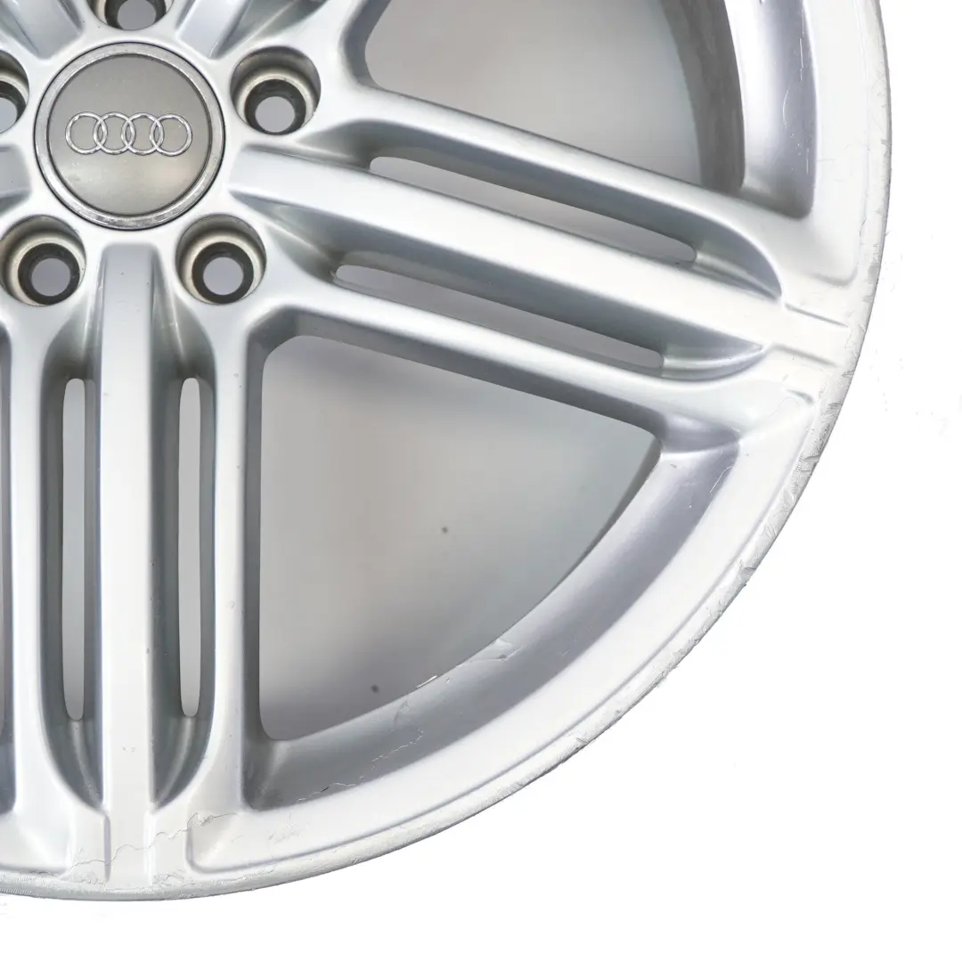 Jante argentée en alliage 20" 9J ET:37 Star Spoke pour Audi A7 4G A8 4H à propos du numéro de pièce 4H0601025T Audi A7 4G A8 4H Jante argentée en alliage 20" 9J ET:37 Star Spoke - SKU 4H0601025T-2 - Numéro de pièce 4H0601025T