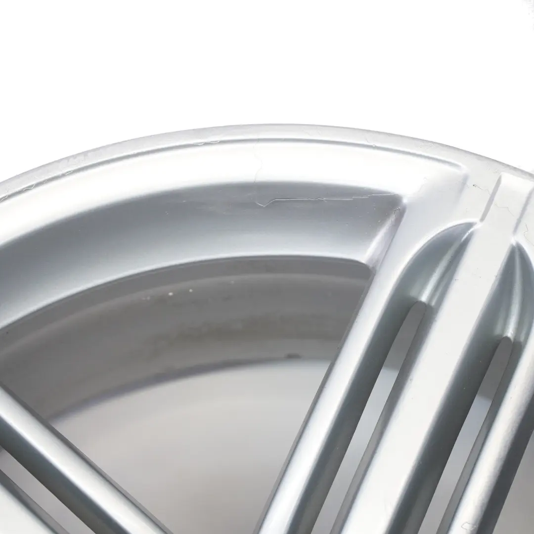 Audi A7 4G A8 4H Silver Wheel Alloy Rim 20" 9J ET:37 Star Spoke - SKU 4H0601025T-2 - Part number 4H0601025T