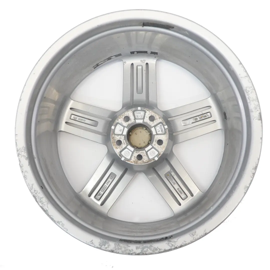 Audi A7 4G A8 4H Silver Wheel Alloy Rim 20" 9J ET:37 Star Spoke - SKU 4H0601025T-2 - Part number 4H0601025T