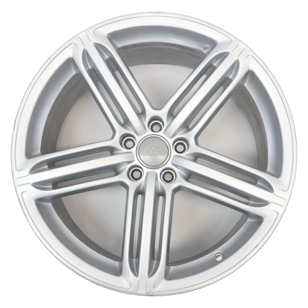 Audi A7 4G A8 4H Silver Wheel Alloy Rim 20" 9J ET:37 Star Spoke - SKU 4H0601025T-3 - Part number 4H0601025T