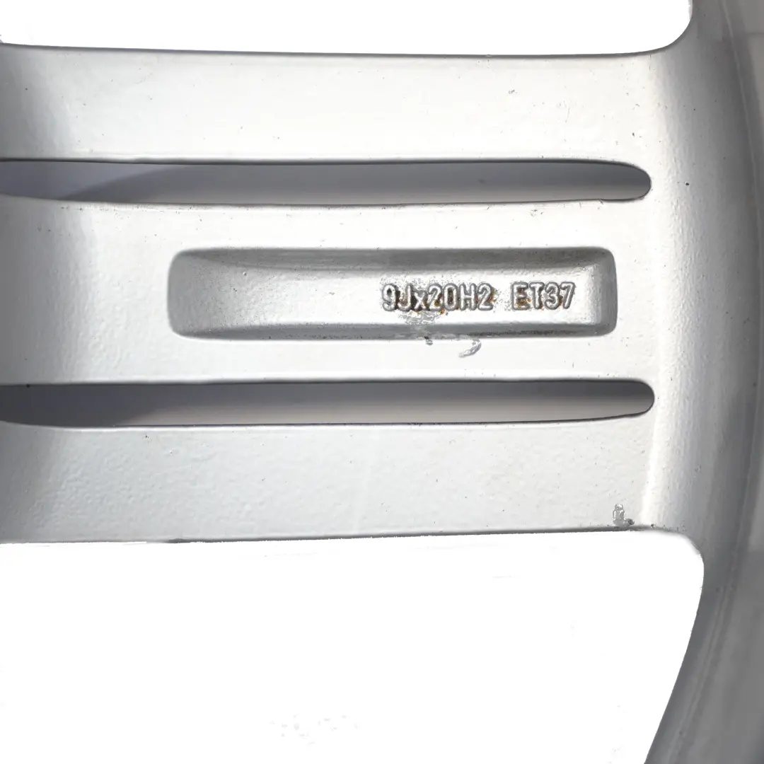 Audi A7 4G A8 4H Silver Wheel Alloy Rim 20" 9J ET:37 Star Spoke - SKU 4H0601025T-3 - Part number 4H0601025T