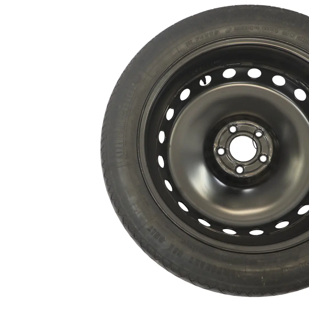 Roue de secours 19" 5J ET:22 Continental 145/80 pour Audi A8 S8 D4 4H à propos du numéro de pièce 4H0601027B Audi A8 S8 D4 4H Roue de secours 19" 5J ET:22 Continental 145/80 - SKU 4H0601027B - Numéro de pièce 4H0601027B
