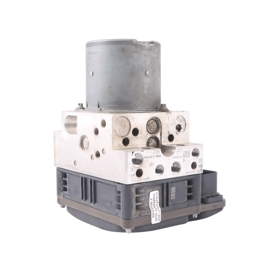 A8L 4H Module de pompe ABS Unité de contrôle hydraulique freins pour Audi à propos du numéro de pièce 4H0614517D Audi A8L 4H Module de pompe ABS Unité de contrôle hydraulique freins - SKU 4H0614517D - Numéro de pièce 4H0614517D