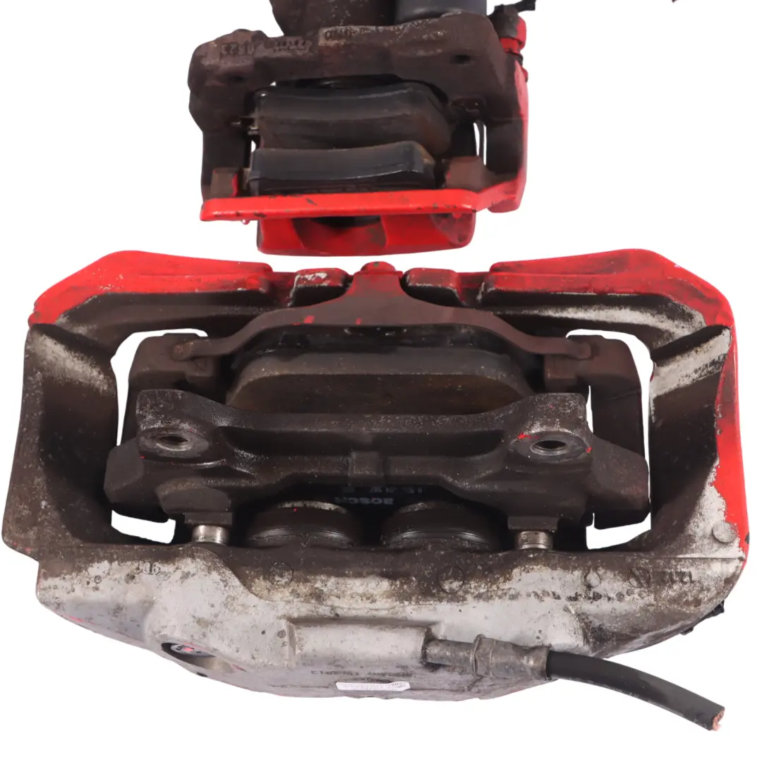 Bremssattel Vorderrad-Hinterrad-Bremsanlage Satz rot lackiert für Audi A8 4H mit Teilenummer 4H0615403 Audi A8 4H Bremssattel Vorderrad-Hinterrad-Bremsanlage Satz rot lackiert - SKU 4H0615403-1 - Teilenummer 4H0615403