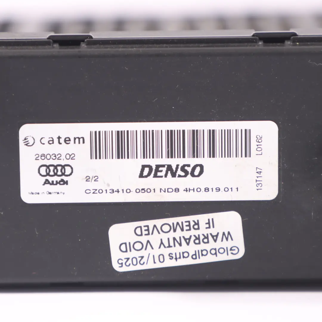  Élément Chauffant Auxiliaire Pour Audi A8 D4 4H - SKU 4H0819011 - Numéro de pièce 4H0819011