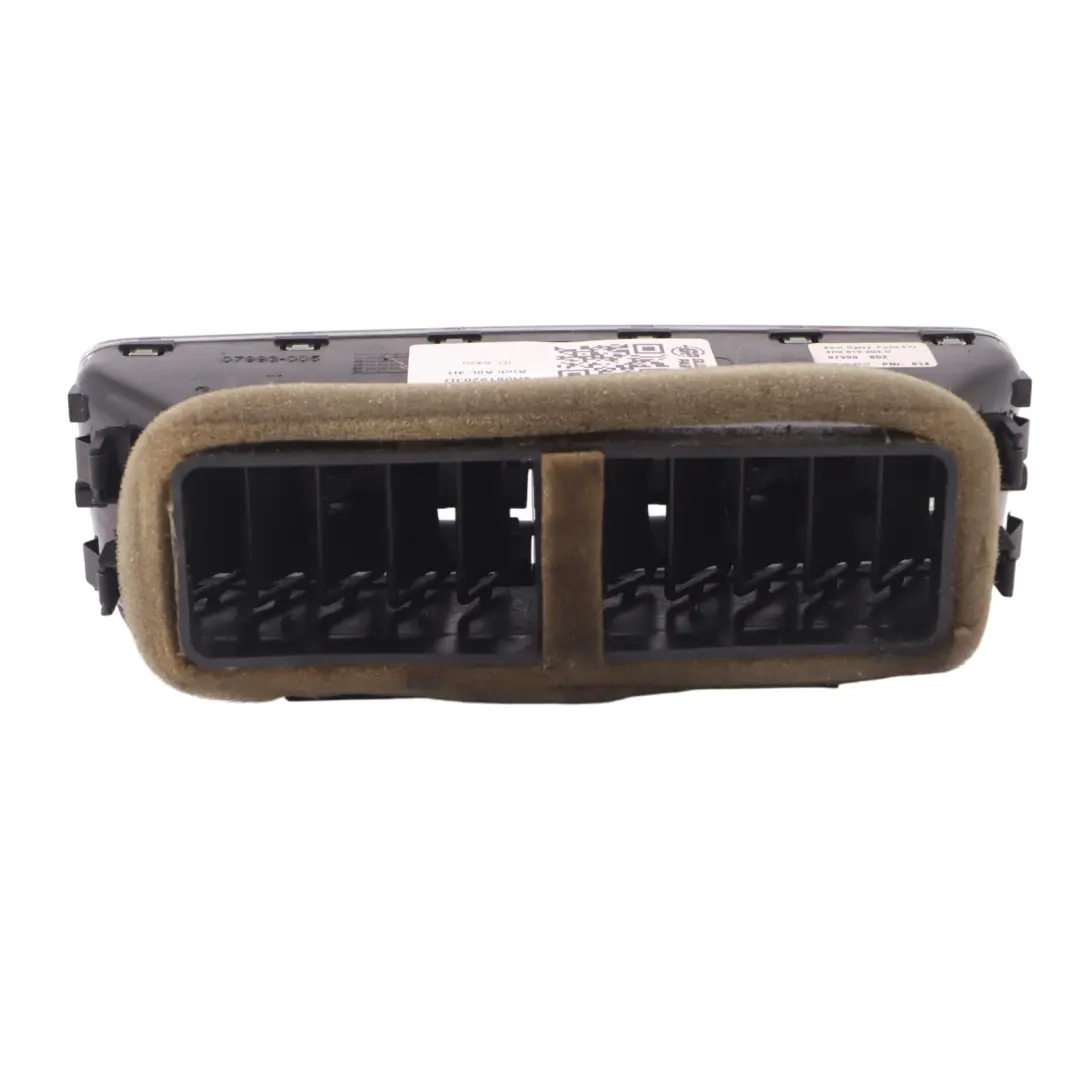 Audi A8L 4H Tobera ventilación trasera Rejilla de la consola central - SKU 4H0819203D - Número de pieza 4H0819203D
