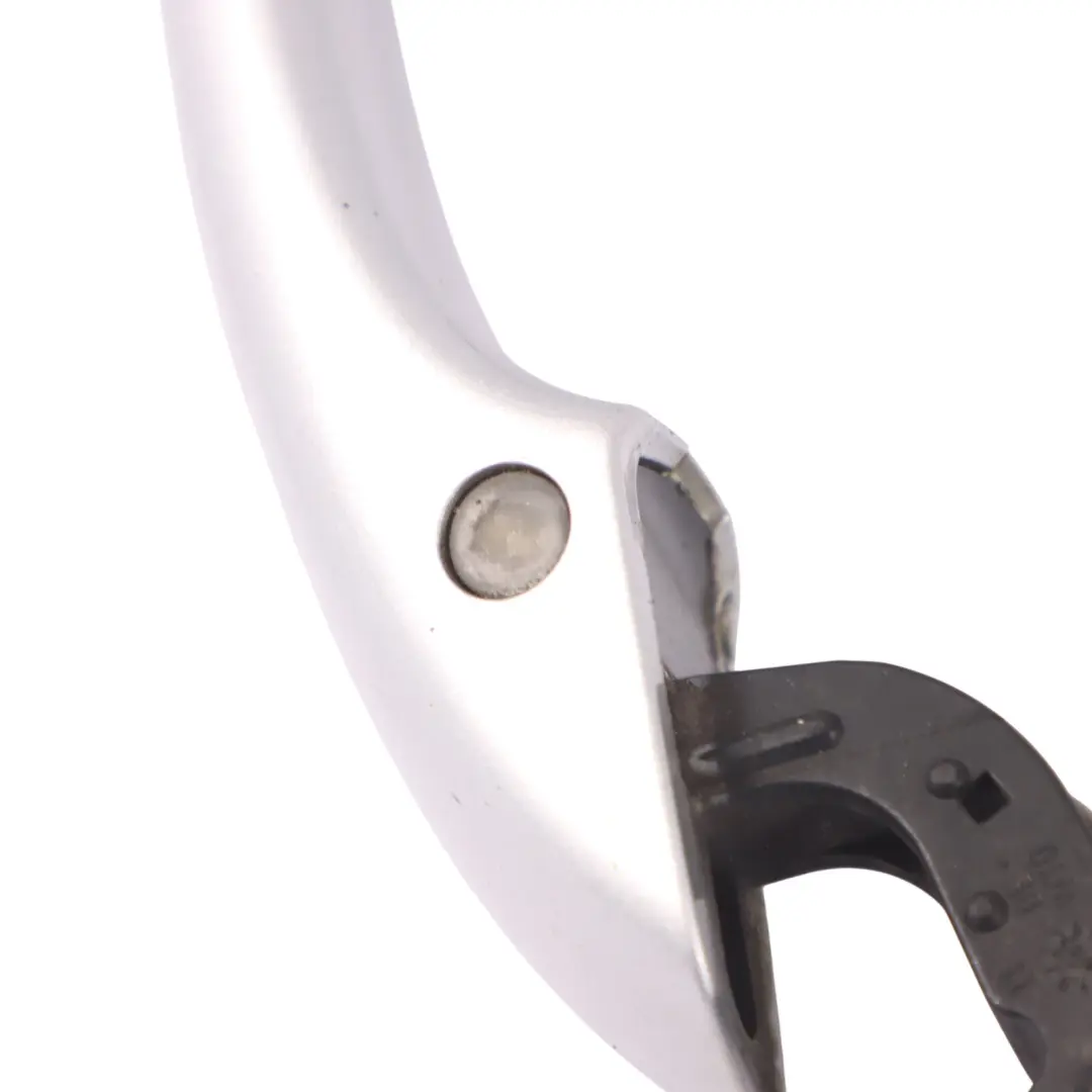 Audi RS6 C7 Poignée porte gauche l'arrière extérieure Ice Silver - X7W - SKU 4H0837205-ICS - Numéro de pièce 4H0837205