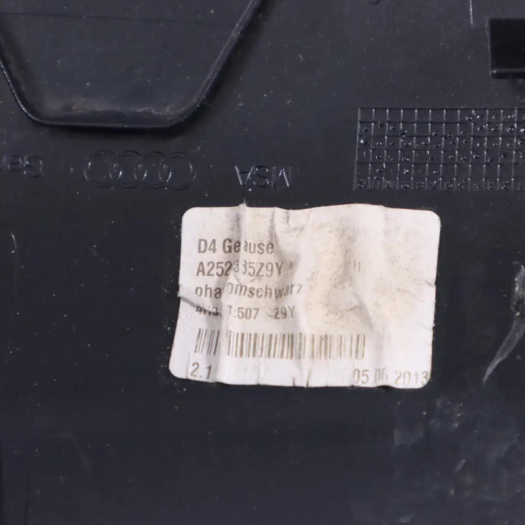 Audi A8 D4 H4 Marco retrovisor izquierdo Phantom Negro - Z9Y - SKU 4H0857527-PHP - Número de pieza 4H0857527