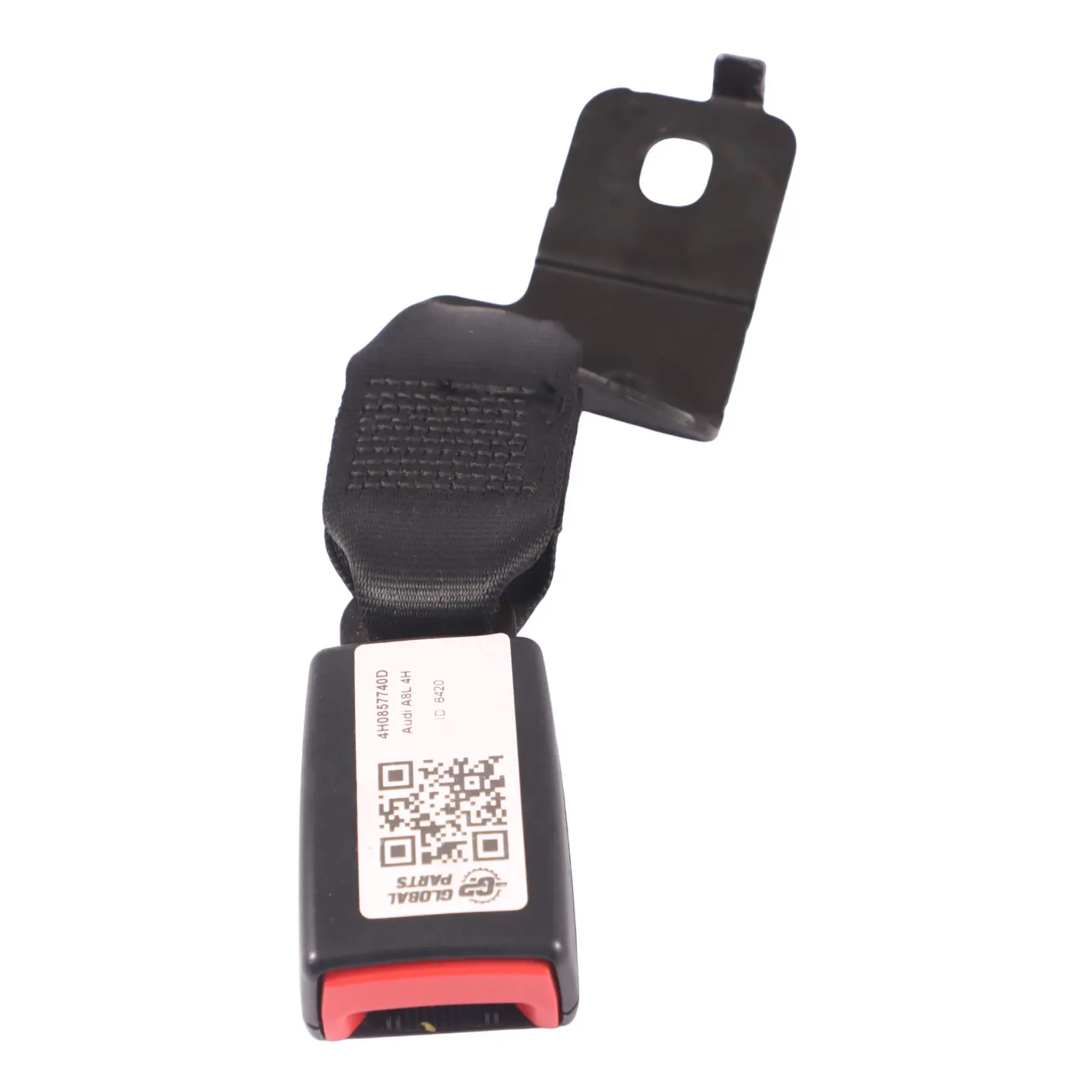 Audi A8L 4H Ceinture sécurité arrière centrale Boucle centrale Noir 4H0857740D