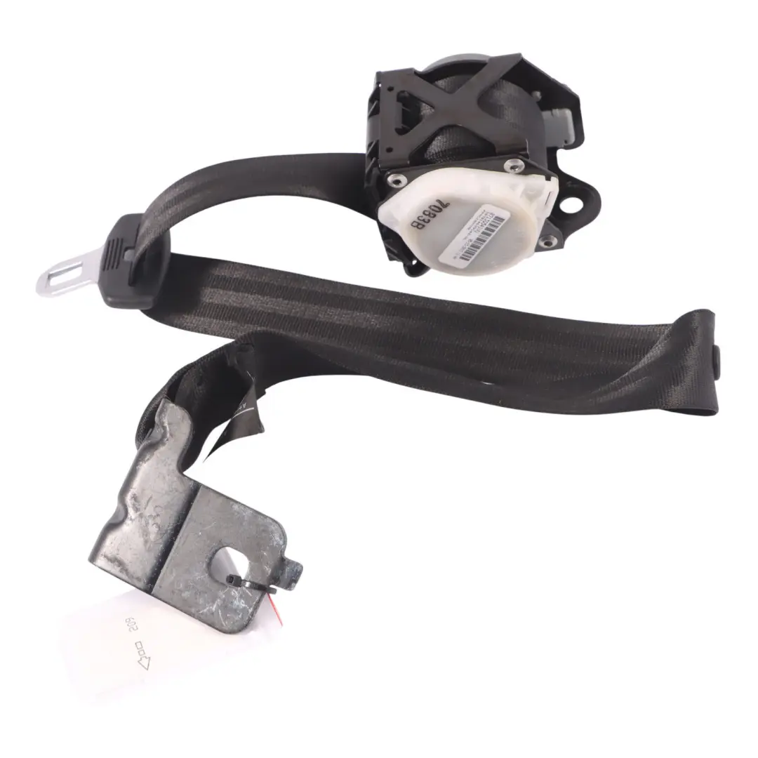 Audi A8L 4H Cintura sicurezza posteriore centrale Fibbia nero - SKU 4H0857807J - Numero di parte 4H0857807J