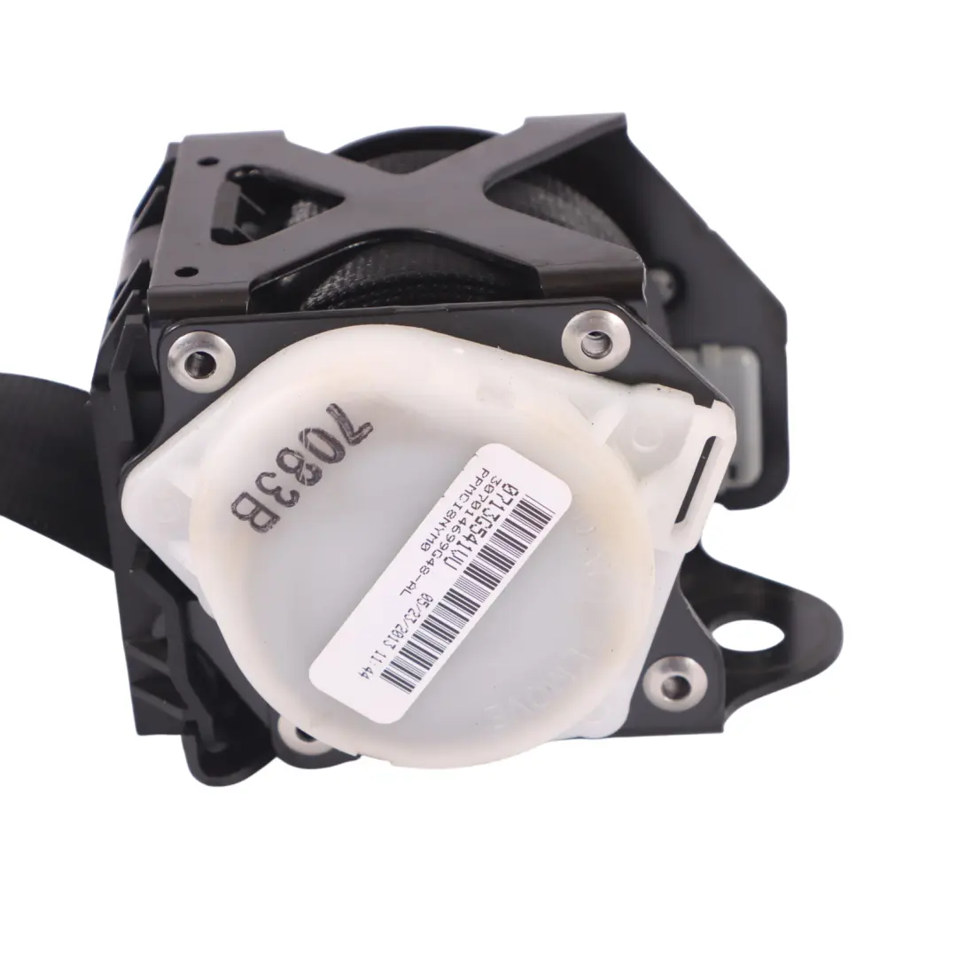 Audi A8L 4H Sicherheitsgurt Hinten Mitte Gurt Schloss Schwarz - SKU 4H0857807J - Teilenummer 4H0857807J