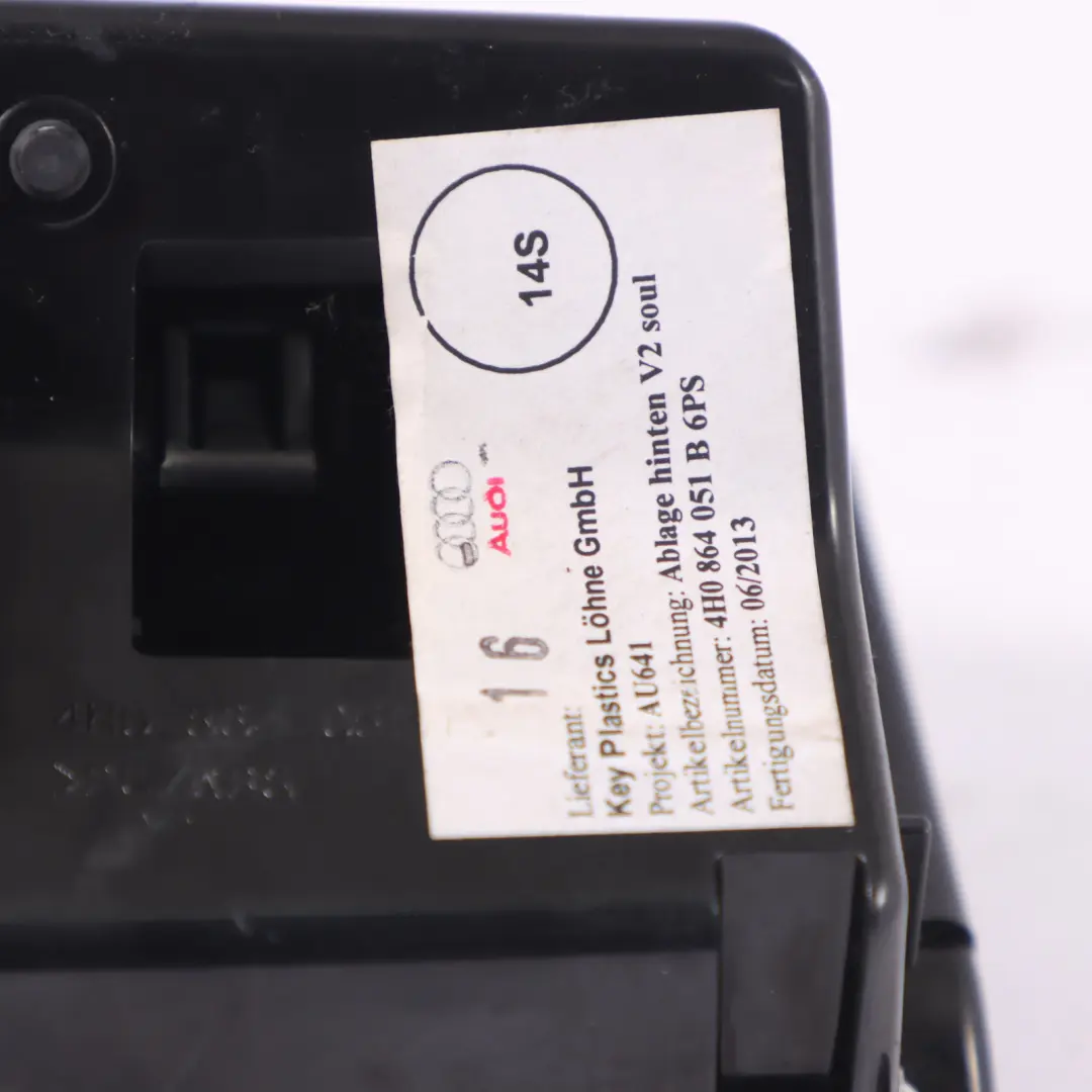 Audi A8L 4H Power Port Steckdose Zigarettenanzünder 12V Panel - SKU 4H0864051B - Teilenummer 4H0864051B