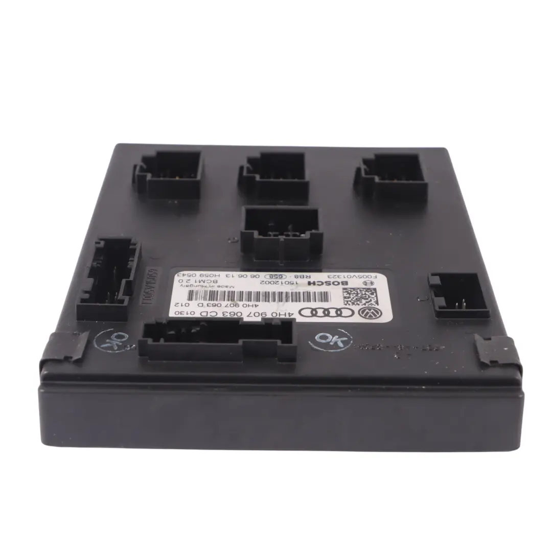 Audi A8L 4H Moduł Sterownik Komfortu - SKU 4H0907063CD - Numer Części 4H0907063CD