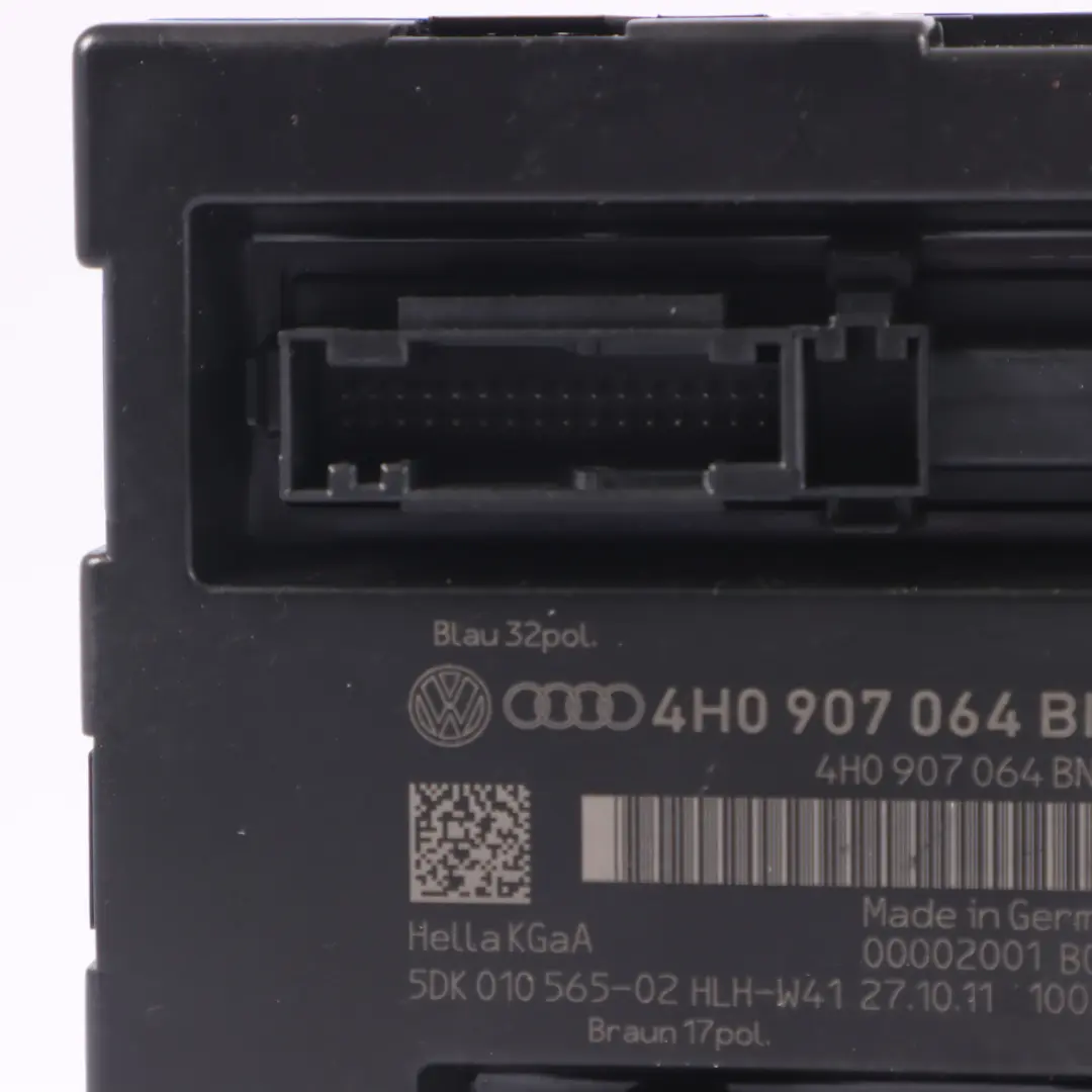 Audi A7 4G8 Moduł Sterownik Komfortu - SKU 4H0907064GB - Numer Części 4H0907064GB