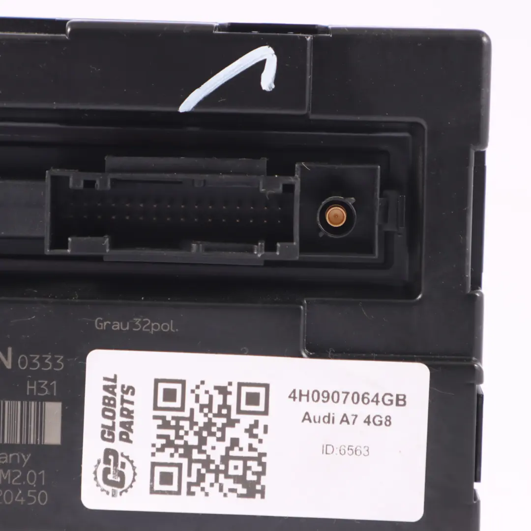 4G8 Unidad de módulo de control del confort corporal BCM V2 para Audi A7 con número de pieza 4H0907064GB Audi A7 4G8 Unidad de módulo de control del confort corporal BCM V2 - SKU 4H0907064GB - Número de pieza 4H0907064GB