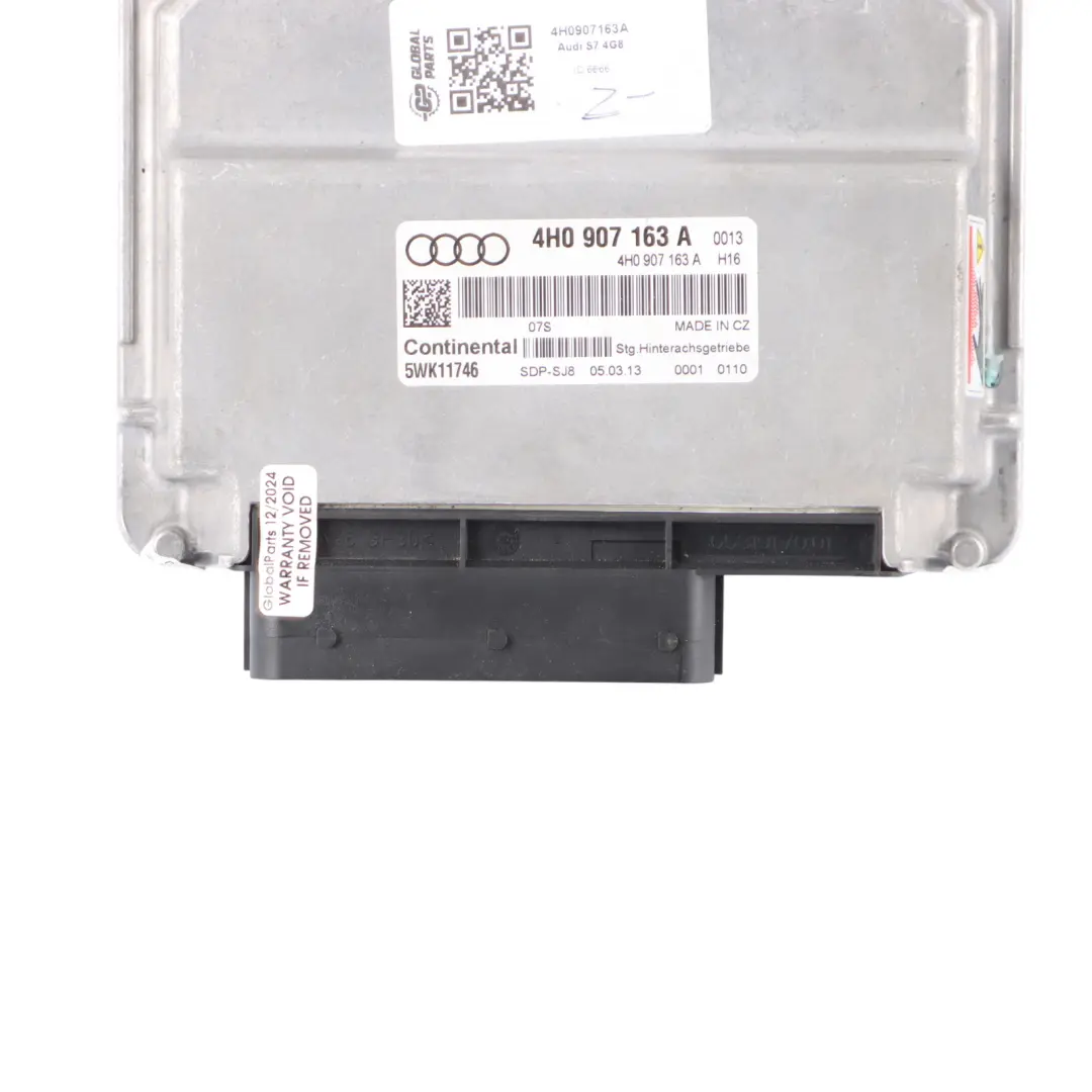 Audi A7 4G Automatic Gearbox Control Module Unit - SKU 4H0907163A - Part number 4H0907163A