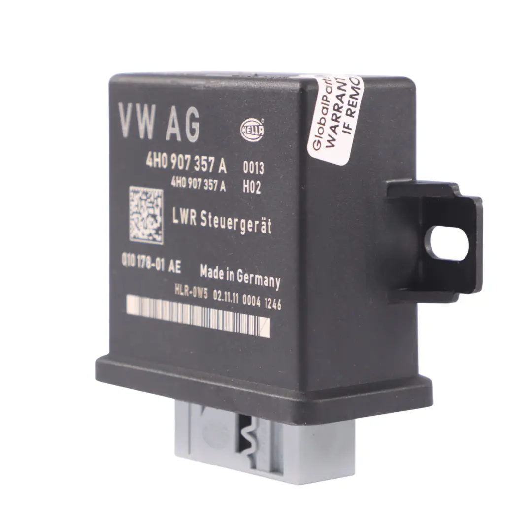 4G8 Headlight Head Light Lamp Range Control Unit Module ECU to Audi A7 with Part number 4H0907357A Audi A7 4G8 Headlight Head Light Lamp Range Control Unit Module ECU - SKU 4H0907357A - Part number 4H0907357A