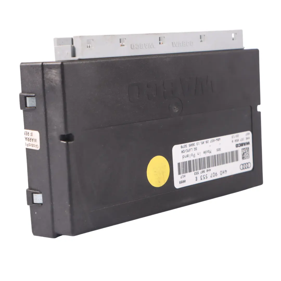 A8L 4H Unidad de Control de Suspensión de Aire Módulo ECU para Audi con número de pieza 4H0907553E Audi A8L 4H Unidad de Control de Suspensión de Aire Módulo ECU - SKU 4H0907553E - Número de pieza 4H0907553E