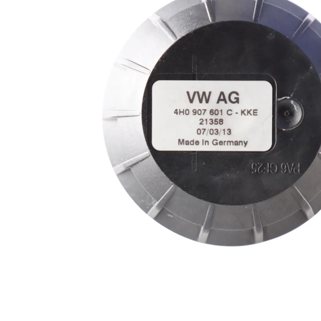 Audi S7 4G8 Alarma Sirena Cuerpo Sonido Impacto Actuador Altavoz - SKU 4H0907601C - Número de pieza 4H0907601C
