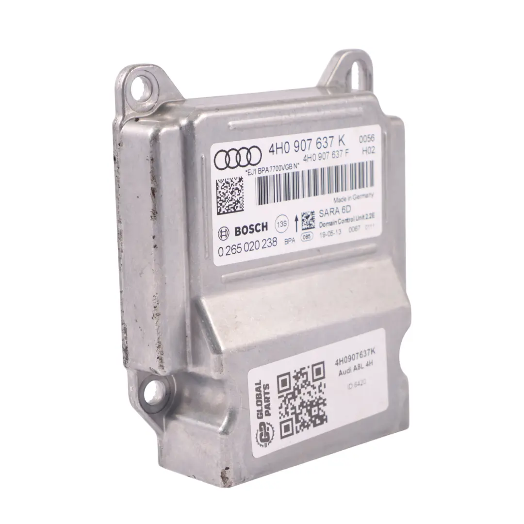 Audi A8L 4H Module de contrôle du domaine de la vitesse de lacet ECU - SKU 4H0907637K - Numéro de pièce 4H0907637K