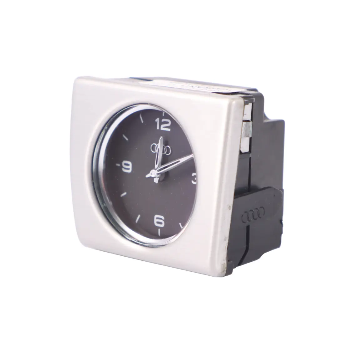 Audi A8L 4H Dashboard Analogue Display Clock Brushed Aluminium - SKU 4H0919204H - Part number 4H0919204H