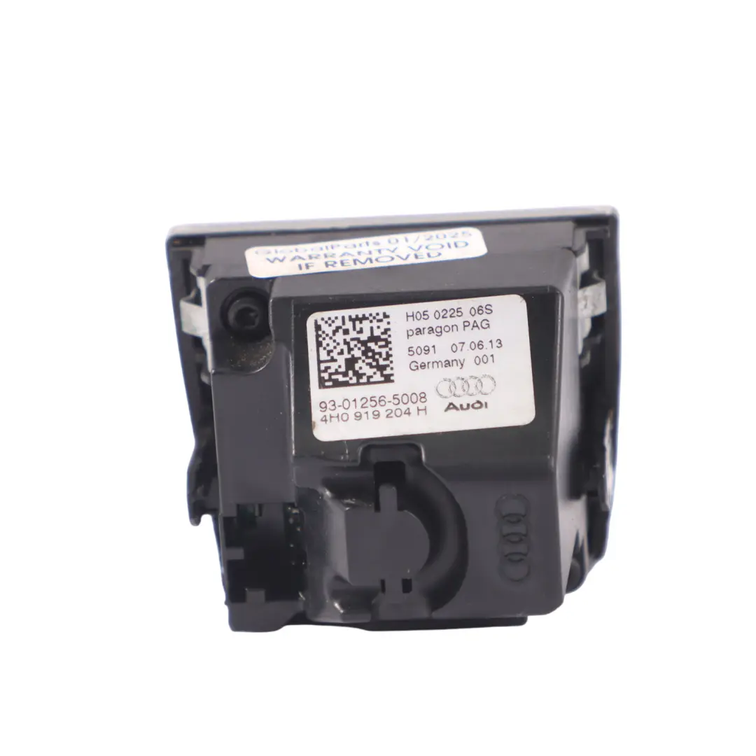Audi A8L 4H Armaturenbrett Analoganzeige Uhr gebürstetes Aluminium - SKU 4H0919204H - Teilenummer 4H0919204H