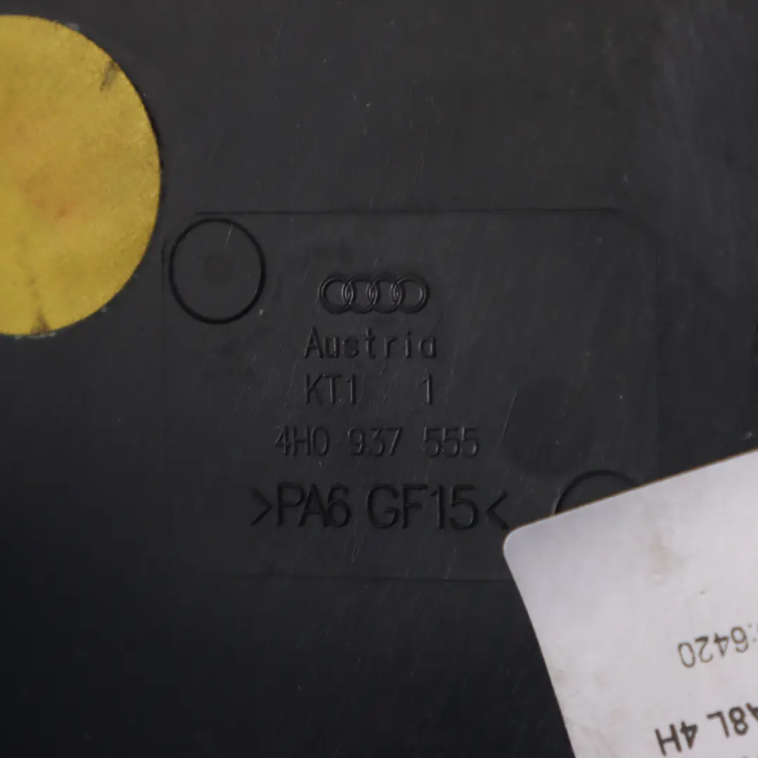 A8L 4H Scatola fusibili Camera Coperchio Alloggiamento coperchio per Audi con numero di parte 4H0937555 Audi A8L 4H Scatola fusibili Camera Coperchio Alloggiamento coperchio - SKU 4H0937555 - Numero di parte 4H0937555