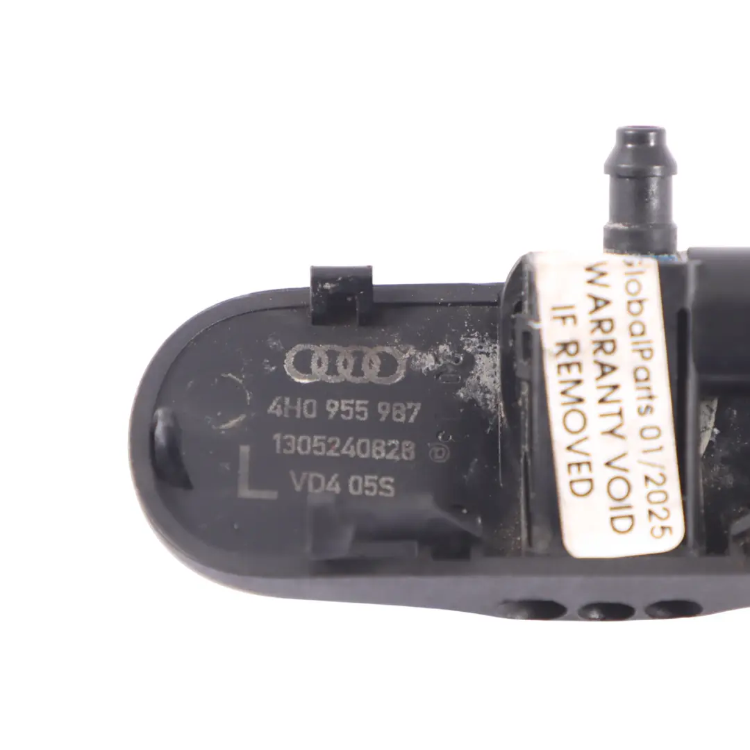 Audi A8L 4H Front Heated Windshield Nozzle Spray Jet Left N/S - SKU 4H0955987 - Part number 4H0955987