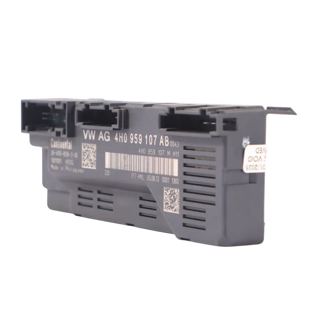 A8L 4H Module de commande du hayon arrière Coffre pour Audi à propos du numéro de pièce 4H0959107AB Audi A8L 4H Module de commande du hayon arrière Coffre - SKU 4H0959107AB - Numéro de pièce 4H0959107AB