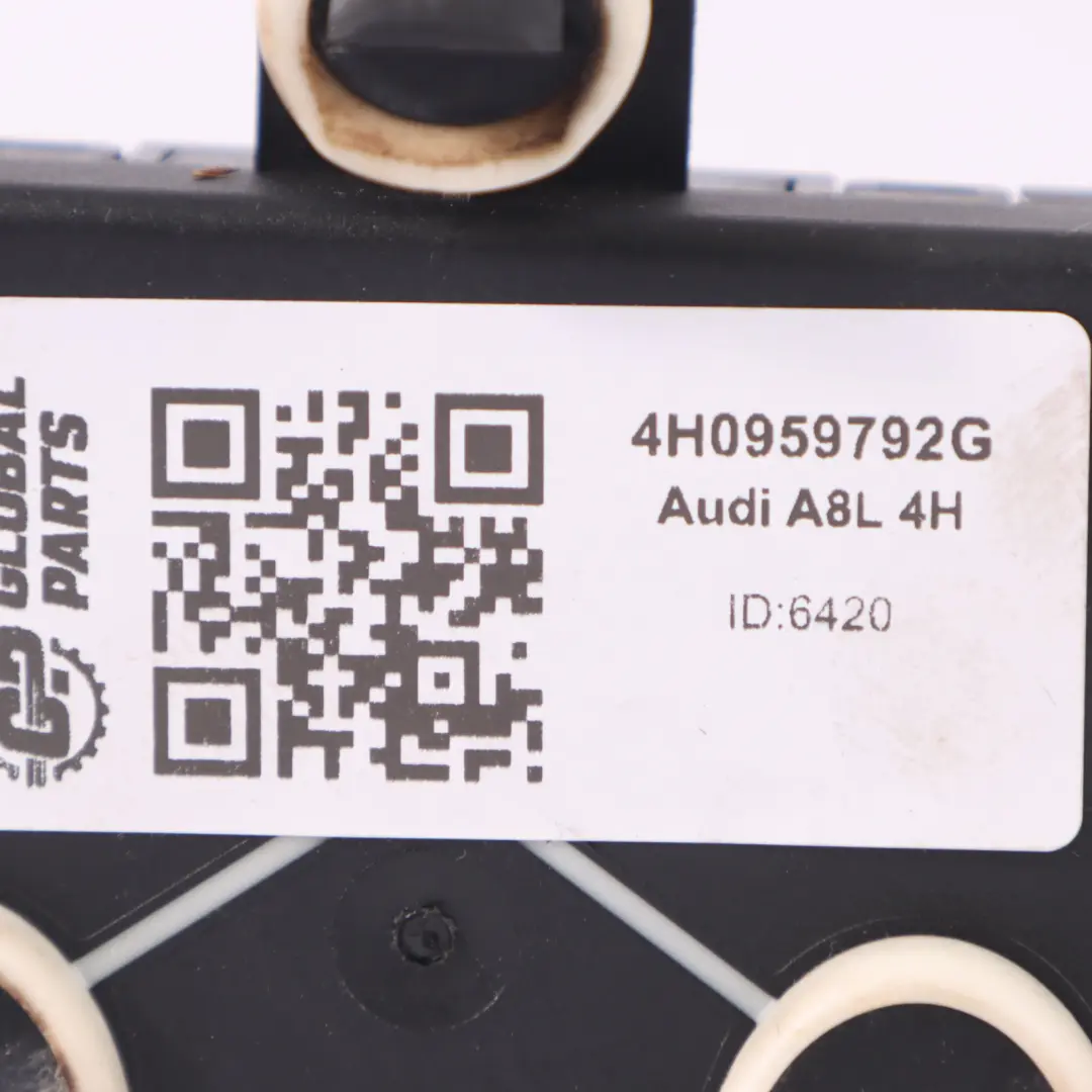 Audi A8L 4H Front Door Control Module Left N/S Unit ECU - SKU 4H0959792G - Part number 4H0959792G