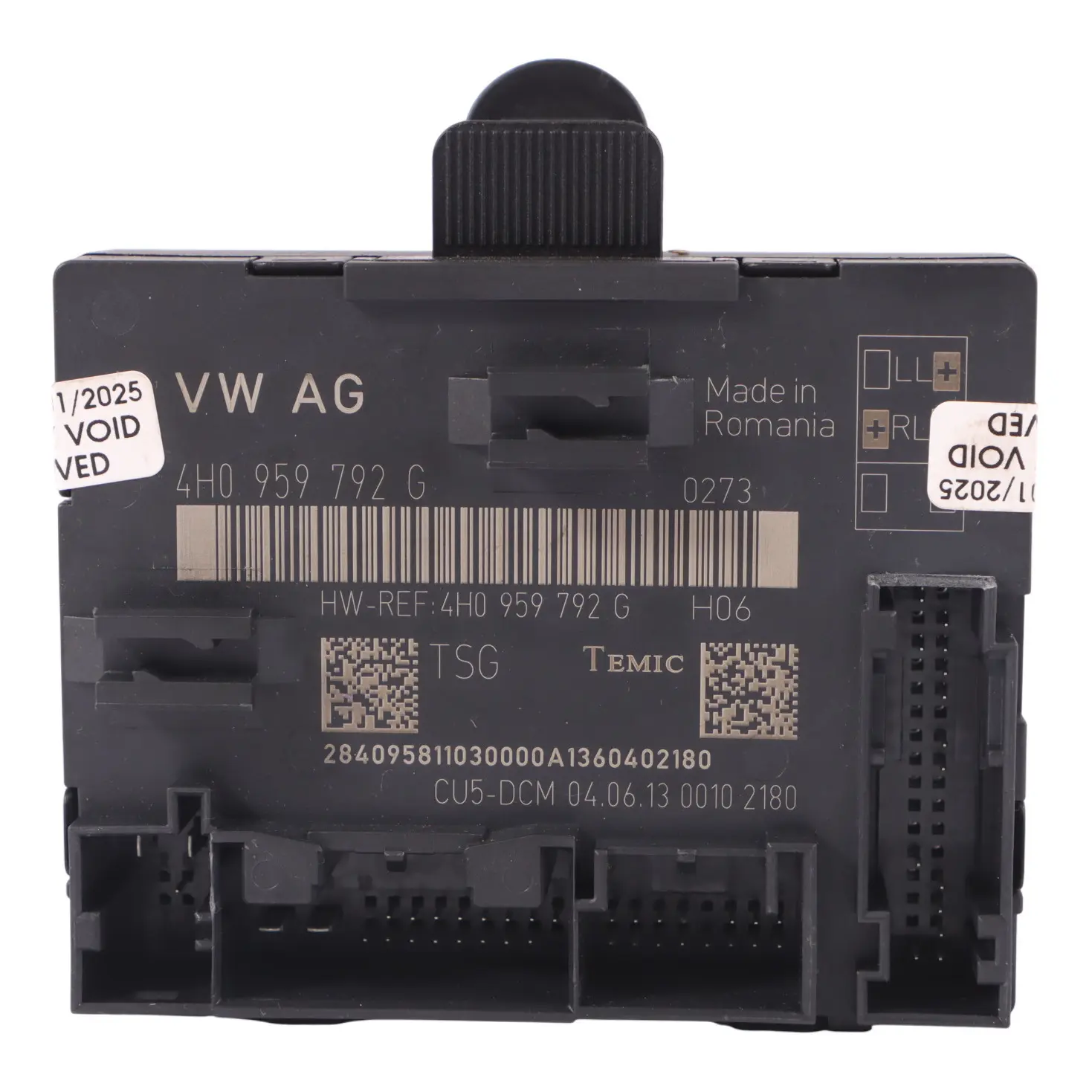 Audi A8L 4H Fronttür Steuermodul Links Einheit ECU 4H0959792G