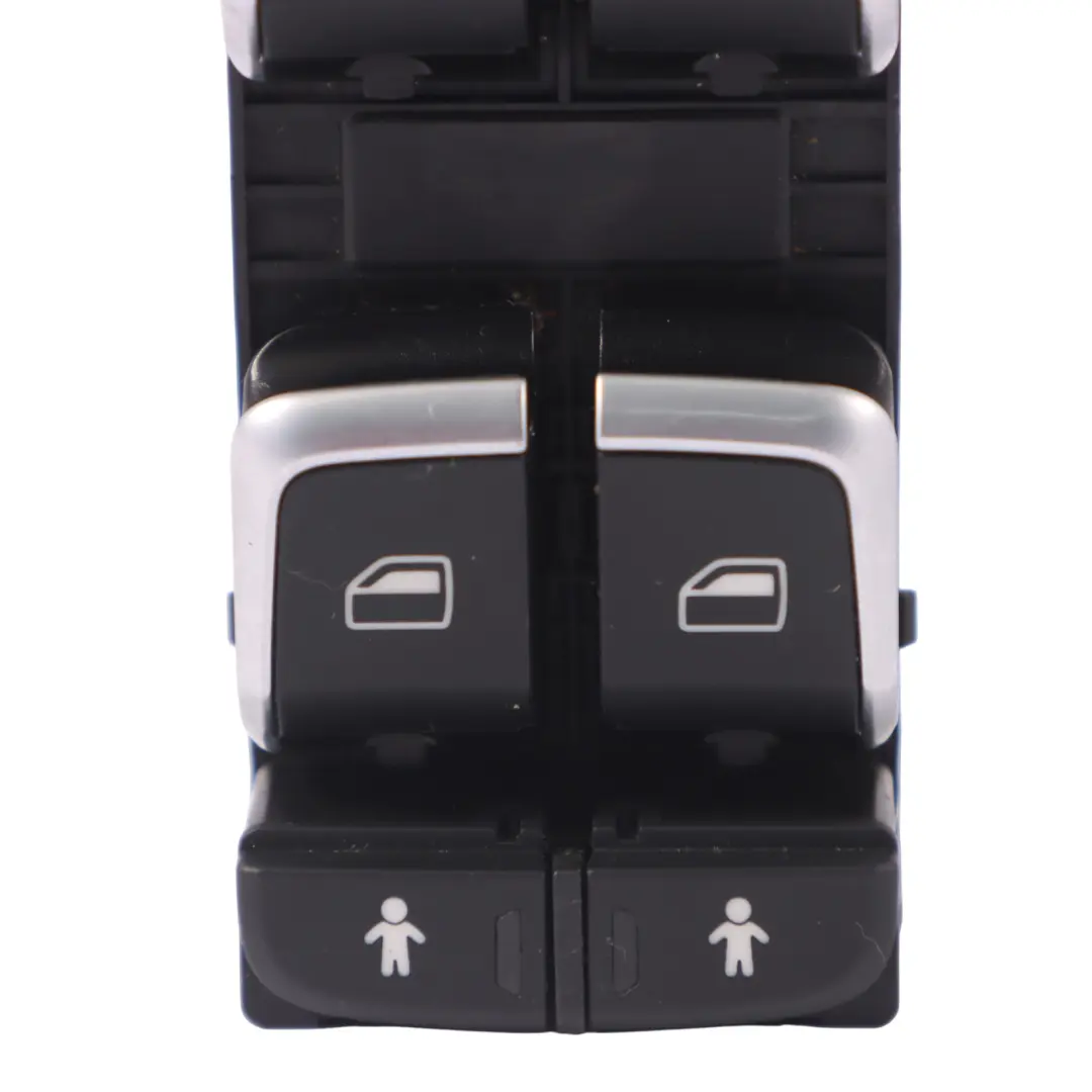 Audi A8L 4H Interrupteur contrôle vitre porte avant côté conducteur - SKU 4H0959851E - Numéro de pièce 4H0959851E