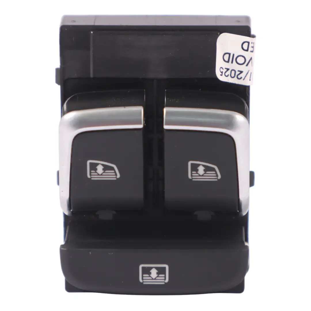 A8L 4H Porta Posteriore Vetro Cieco Rullo Interruttore Controllo per Audi con numero di parte 4H0959851F Audi A8L 4H Porta Posteriore Vetro Cieco Rullo Interruttore Controllo - SKU 4H0959851F - Numero di parte 4H0959851F