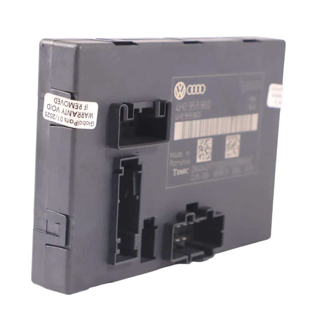 A8L 4H Module de commande sièges arrière Droite Gauche Mémoire pour Audi à propos du numéro de pièce 4H0959860 Audi A8L 4H Module de commande sièges arrière Droite Gauche Mémoire - SKU 4H0959860 - Numéro de pièce 4H0959860