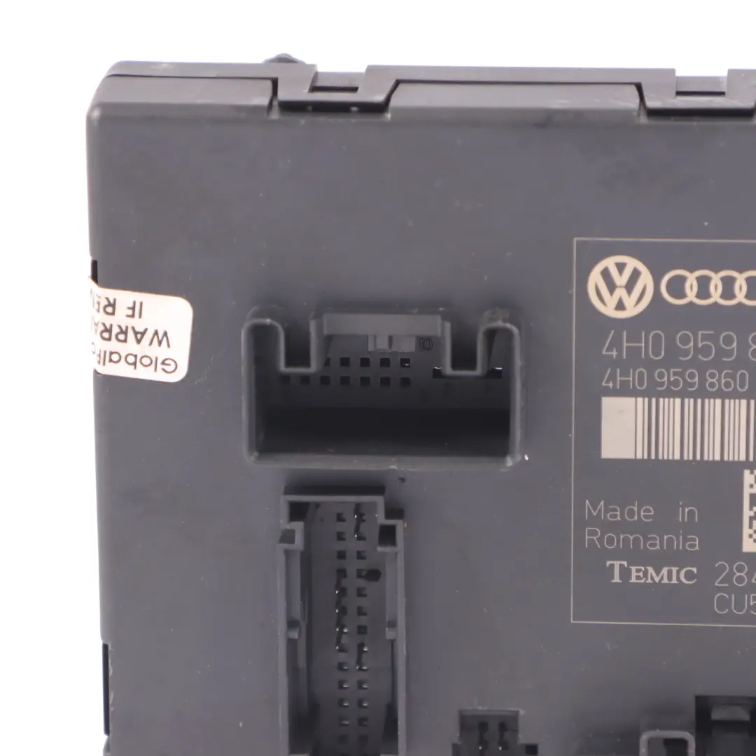 A8L 4H Rear Seat Control Module Right Left N/O/S Memory to Audi with Part number 4H0959860 Audi A8L 4H Rear Seat Control Module Right Left N/O/S Memory - SKU 4H0959860 - Part number 4H0959860