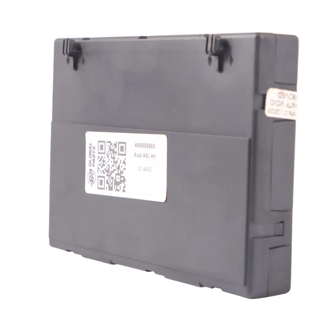 A8L 4H Módulo Control Asiento Trasero Derecho Izquierdo Memoria para Audi con número de pieza 4H0959860 Audi A8L 4H Módulo Control Asiento Trasero Derecho Izquierdo Memoria - SKU 4H0959860 - Número de pieza 4H0959860