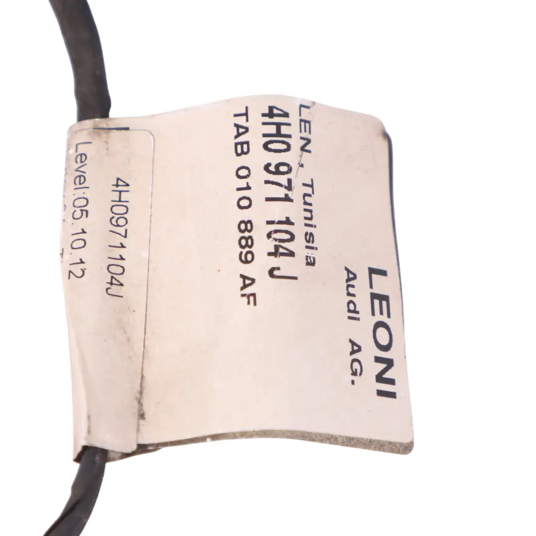 Audi A8L 4H Pare Chocs PDC Capteur stationement Harnais câblage Câble - SKU 4H0971104J - Numéro de pièce 4H0971104J