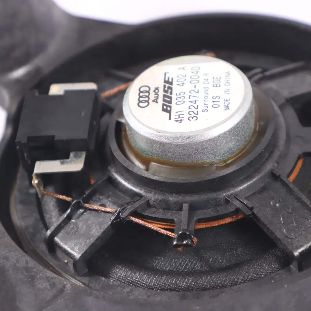 A8L 4H Głośnik Drzwiowy Bose Prawy Tył do Audi o numerze 4H1035402A Audi A8L 4H Głośnik Drzwiowy Bose Prawy Tył - SKU 4H1035402A - Numer Części 4H1035402A