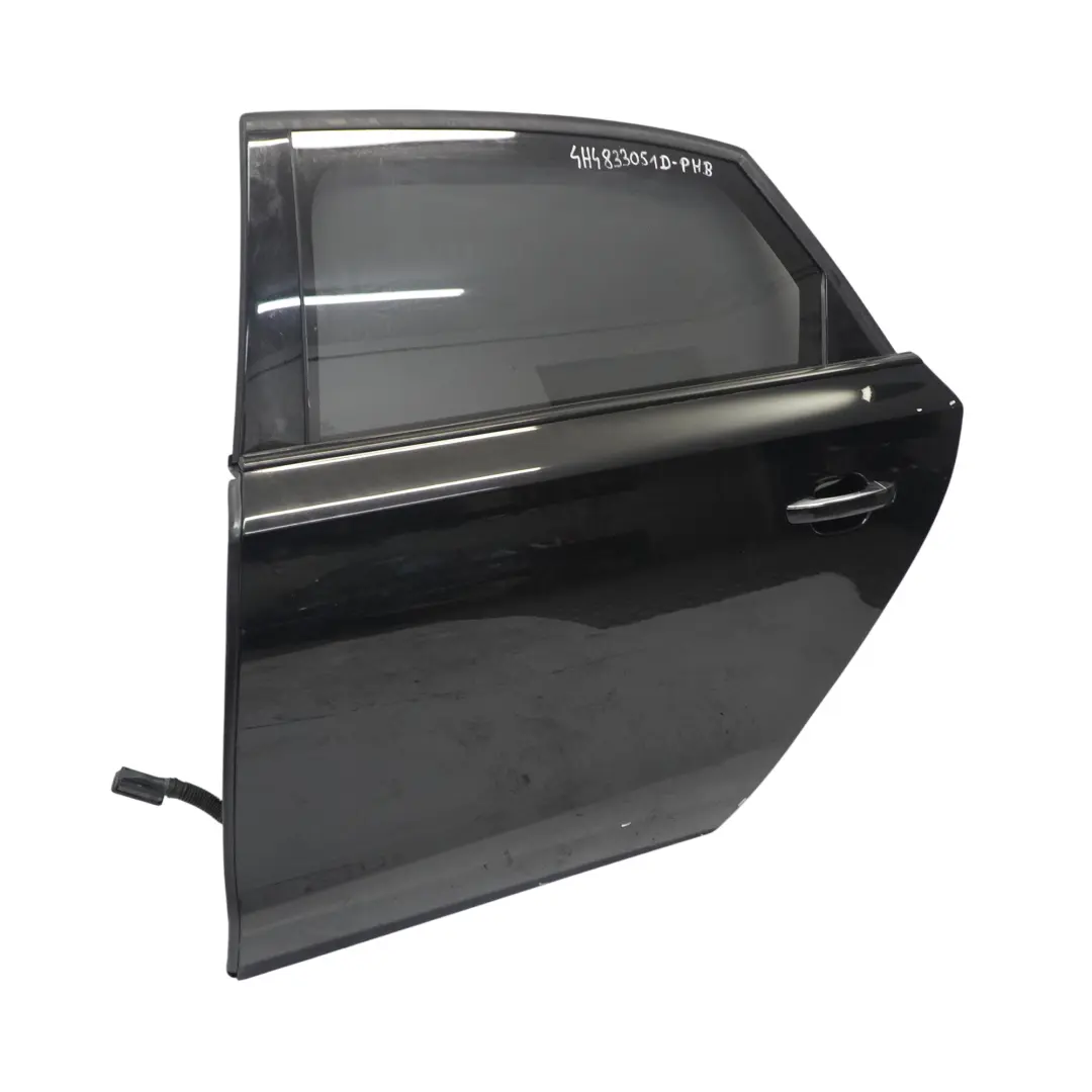 Audi A8 4H Door Rear Left N/S LWB Long Wheelbase Variant Phantom Black - Z9Y - SKU 4H4833051D-PHB - Part number 4H4833051D
