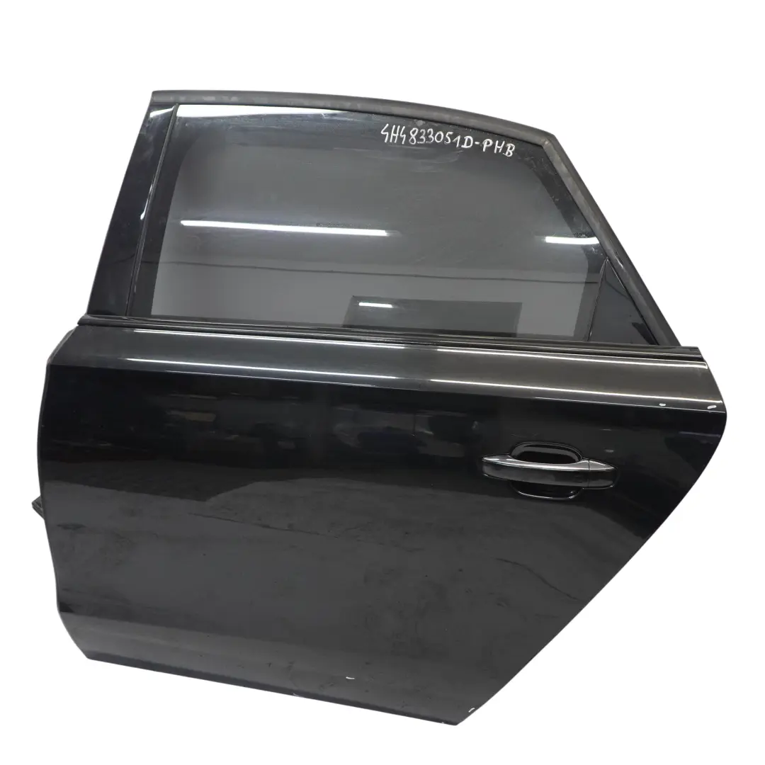Porta posteriore sinistra LWB Phantom Black - Z9Y per Audi A8 4H con numero di parte 4H4833051D Audi A8 4H Porta posteriore sinistra LWB Phantom Black - Z9Y - SKU 4H4833051D-PHB - Numero di parte 4H4833051D