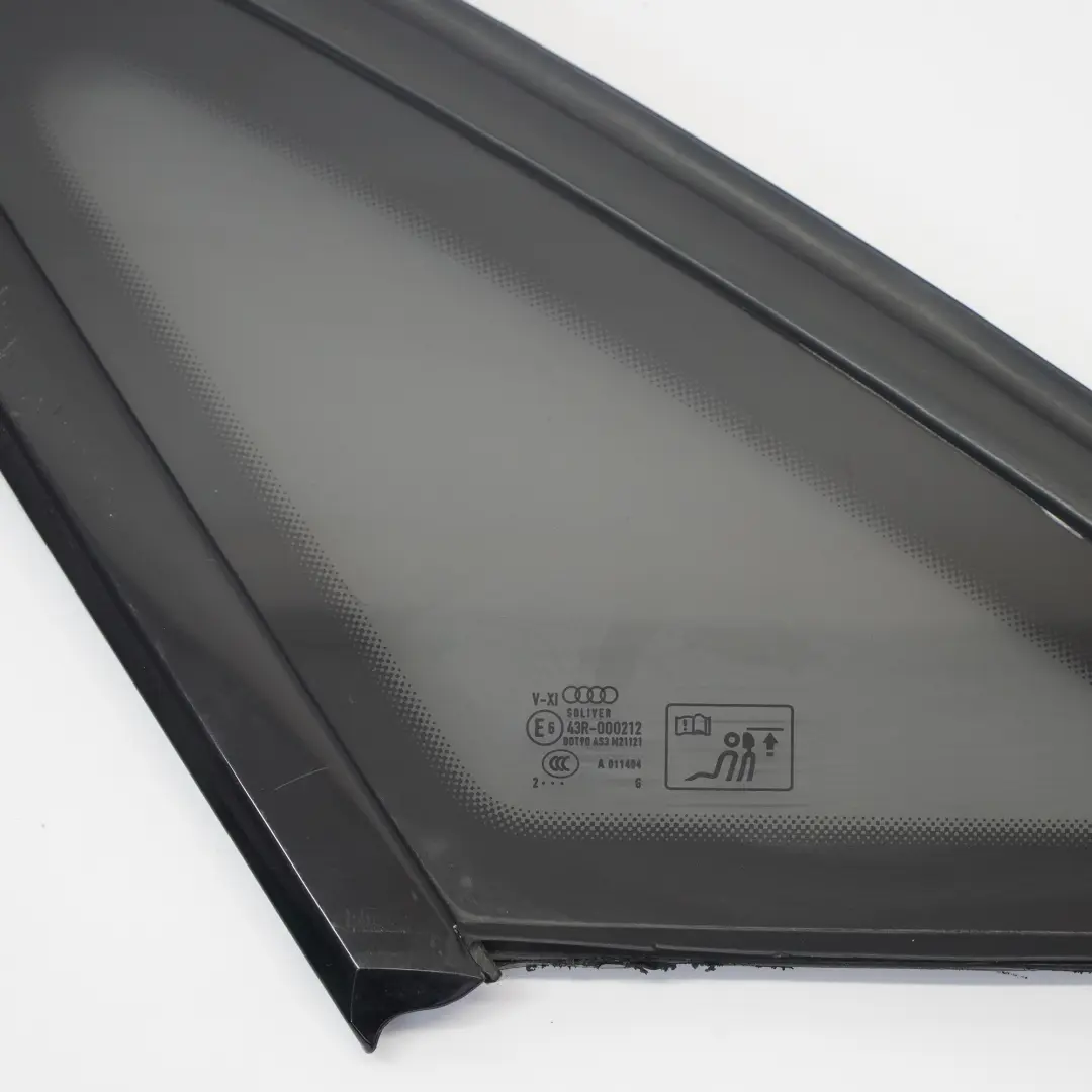 A8L 4H Hintere Viertel Seite Dreieck Fenster Glas AS3 Links für Audi mit Teilenummer 4H4845299F Audi A8L 4H Hintere Viertel Seite Dreieck Fenster Glas AS3 Links - SKU 4H4845299F - Teilenummer 4H4845299F