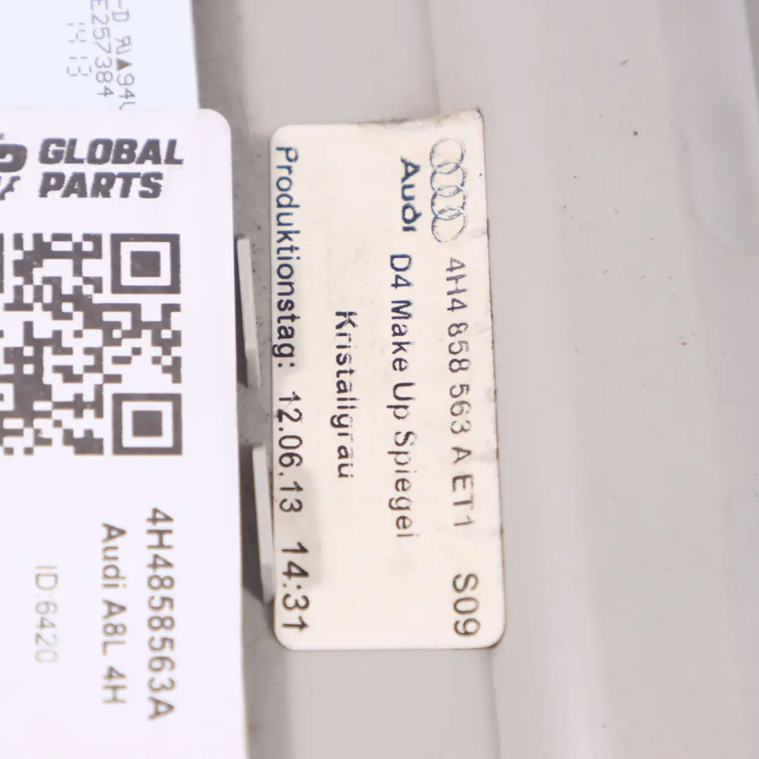 A8L 4H Techo Interior Espejo de cortesía para Audi con número de pieza 4H4858563A Audi A8L 4H Techo Interior Espejo de cortesía - SKU 4H4858563A - Número de pieza 4H4858563A
