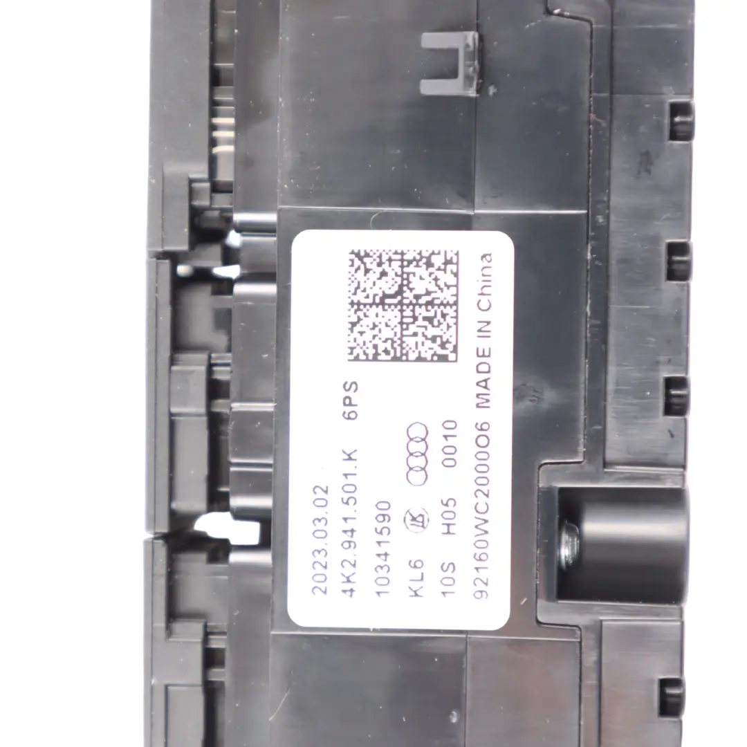 Audi S3 8Y Faro Antiniebla Panel Control Del Interruptor Salpicadero - SKU 4K2941501K - Número de pieza 4K2941501K
