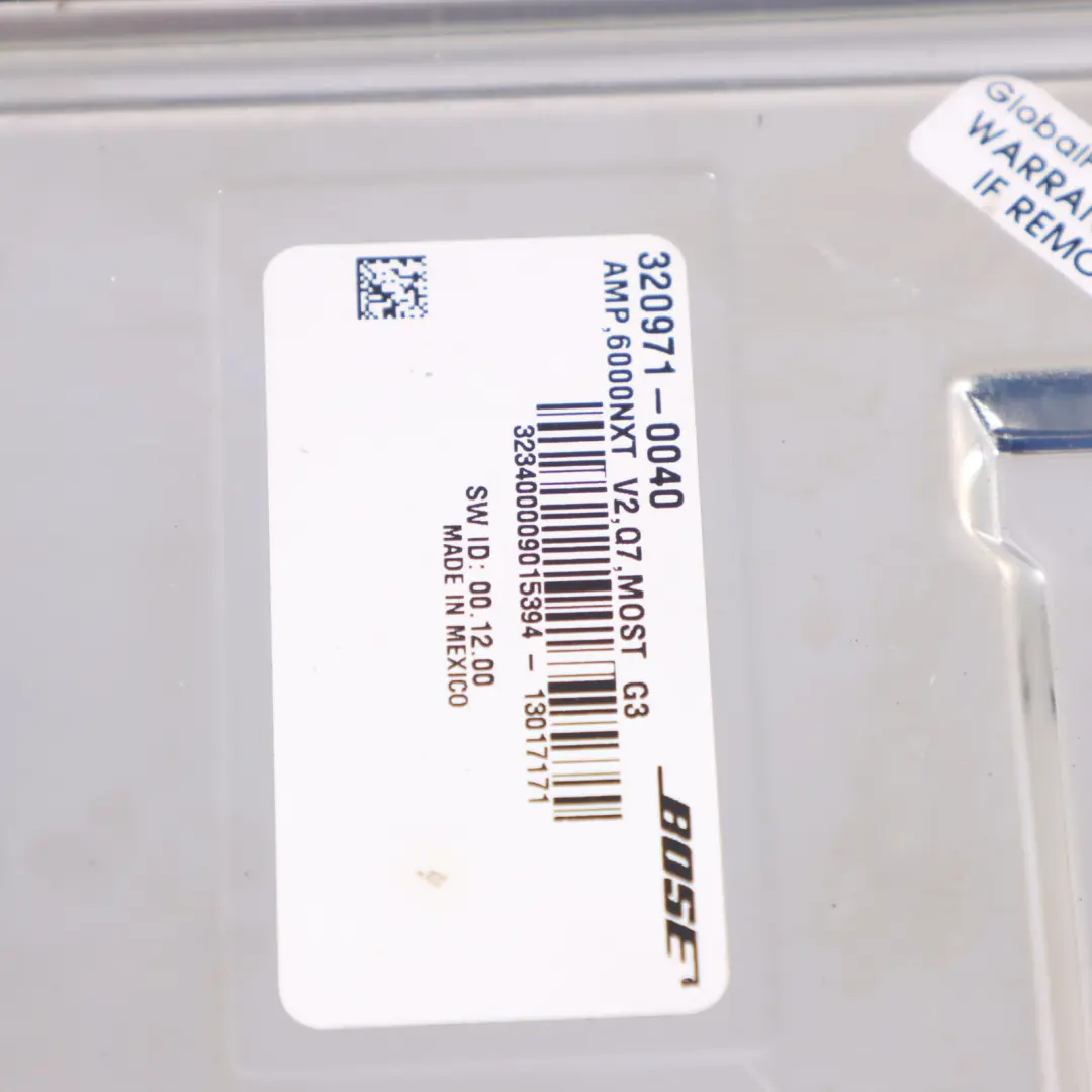 Amplificatore BOSE Premium Audio Sistema audio Modulo per Audi Q7 4L con numero di parte 4L0035223J Audi Q7 4L Amplificatore BOSE Premium Audio Sistema audio Modulo - SKU 4L0035223J - Numero di parte 4L0035223J