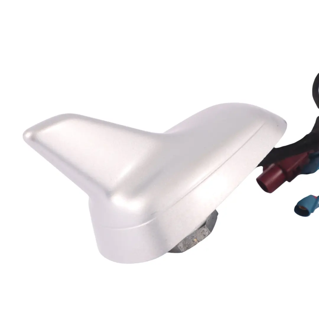 Audi Q7 4L Roof Antenna Aerial Shark Top Ice Silver Metallic - X7W - SKU 4L0035503L-ICS - Part number 4L0035503L