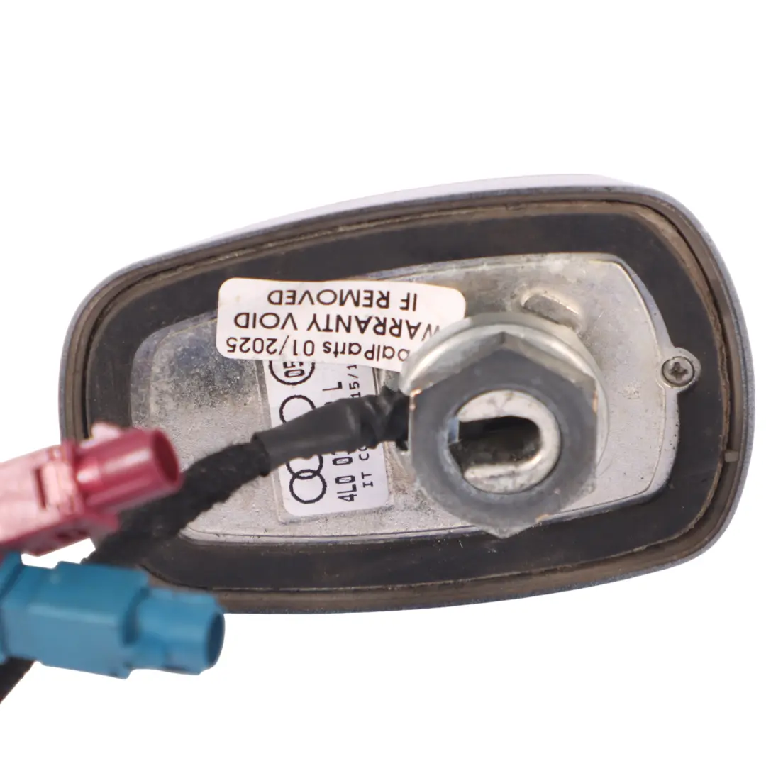 Audi Q7 4L Antena de Techo Shark Top Plata Hielo Metalizado - X7W - SKU 4L0035503L-ICS - Número de pieza 4L0035503L