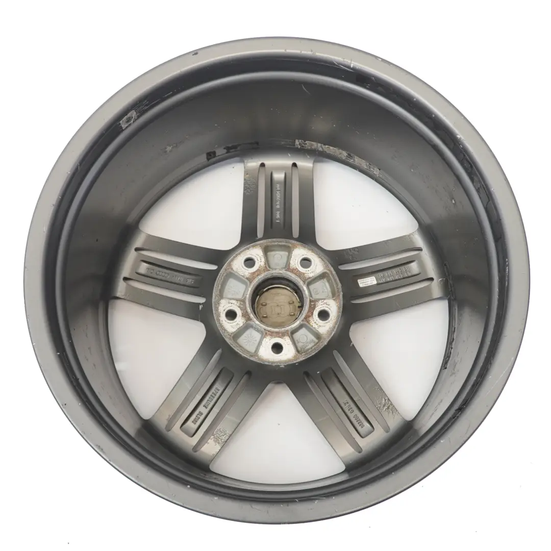 Grey Alloy Wheel Rim 21" Star Spoke 10J ET:44 to Audi Q7 4L with Part number 4L0601025BH Audi Q7 4L Grey Alloy Wheel Rim 21" Star Spoke 10J ET:44 - SKU 4L0601025BH-3 - Part number 4L0601025BH